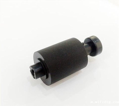 打印机包胶滚纸轴