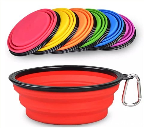 宠物外出便携式折叠狗狗碗